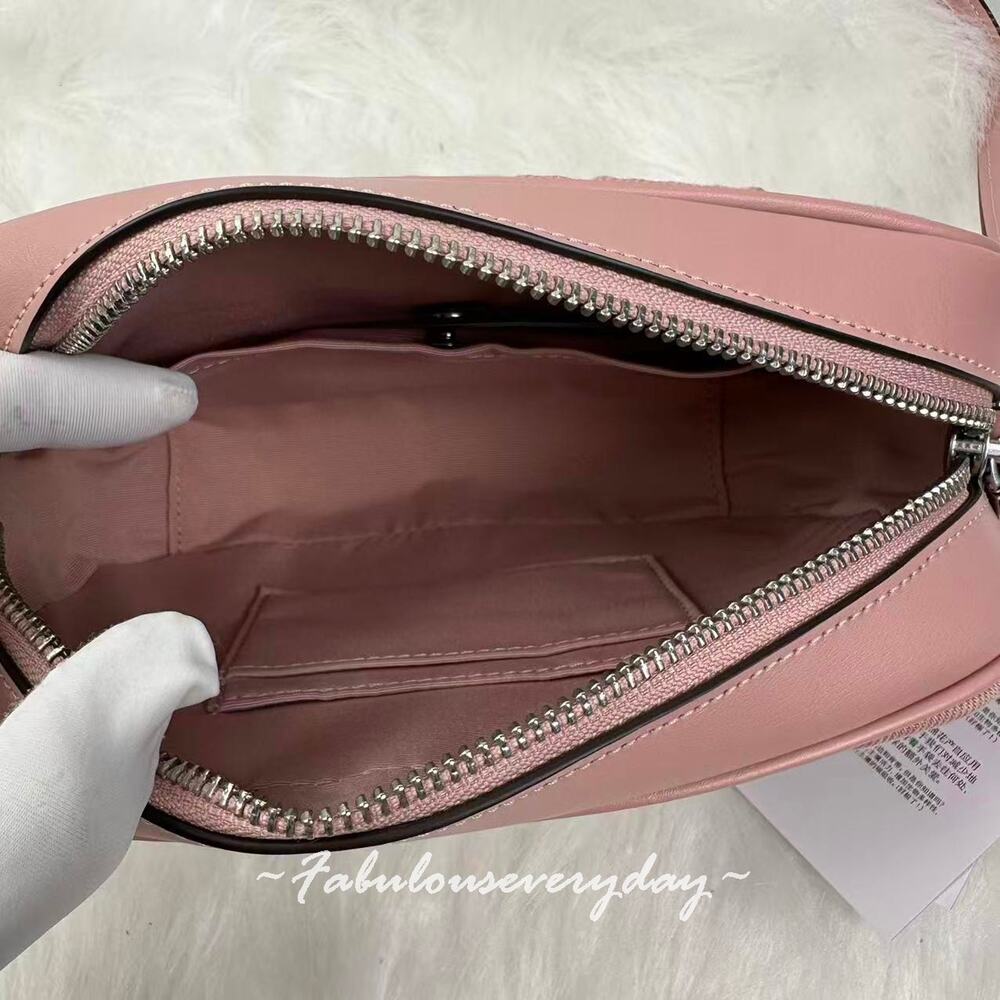 Coach Mini Jamie Camera Bag Crossbody In Denim CBR08 SV/Ballerina/Carnation NWT - Picture 7 of 7